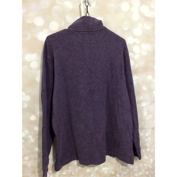 Polo Ralph Lauren 1/4 Zip Purple Shirt Men’s Size Large - Picture 7 of 12